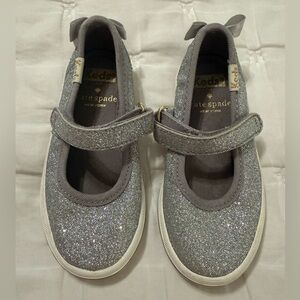 Keds Kids Sparkly Mary Jane Shoes - Silver